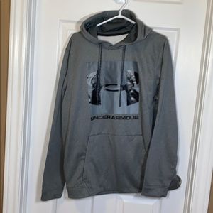Gray under armour hoodie